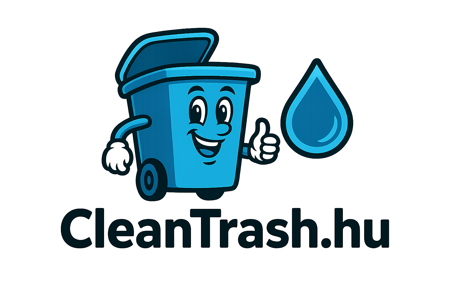 CleanTrash.hu logó – kuka- és konténermosás Budapest